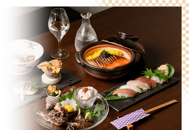 当店自慢の料理をフルコースで堪能